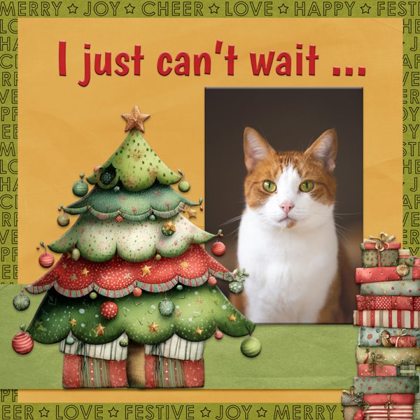 I JUST CAN'T WAIT ...