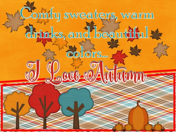I Love Autumn - October 2017 Designer Spotlight Challenge
