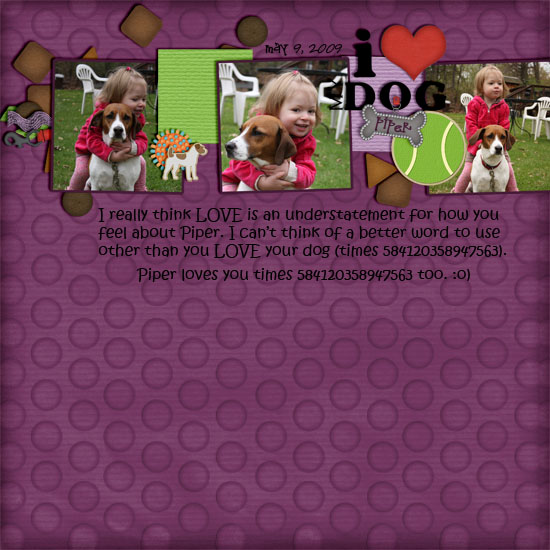 I Love My Dog