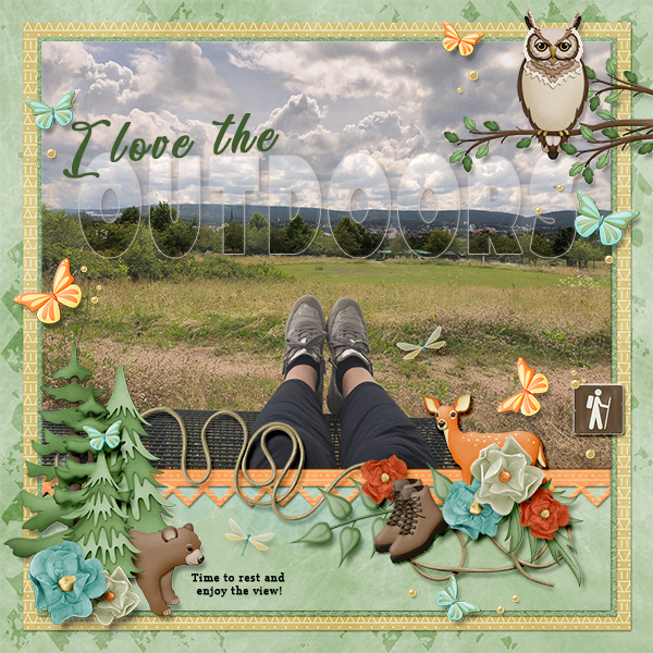 I love the outdoors