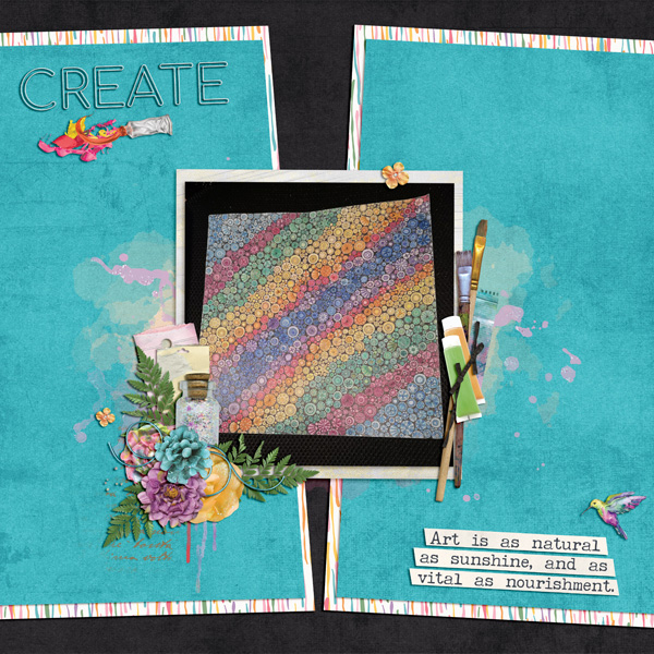 I love to create