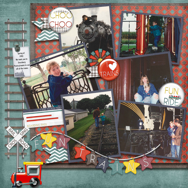 I Love Trains- LDrag +  5678go Template #3 Miss Fish