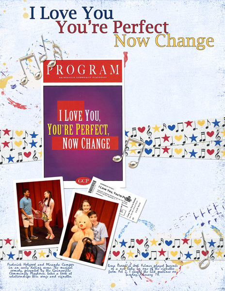 I Love You, You're Perfect, Now Change