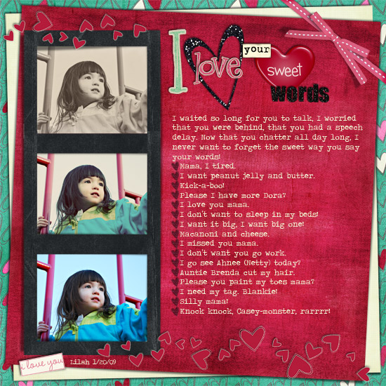 I Love Your Words