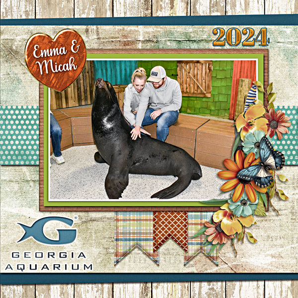 I Micah and Emma Georgia aquarium