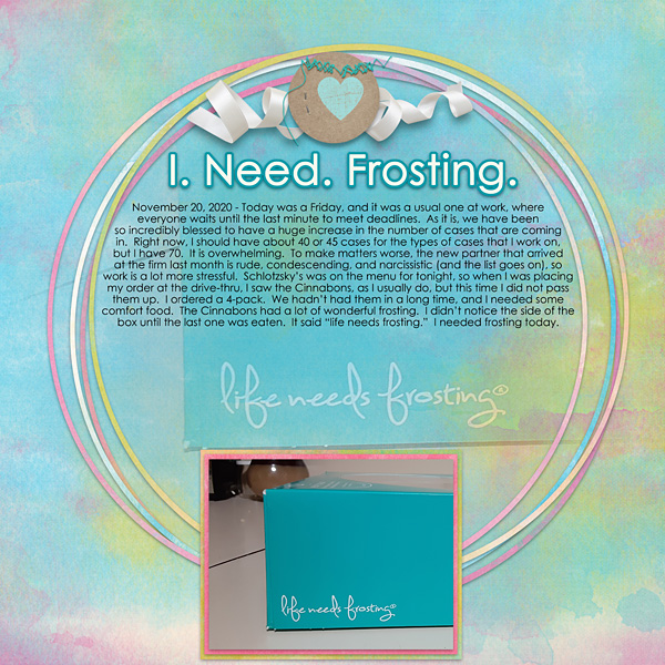 I. Need. Frosting.