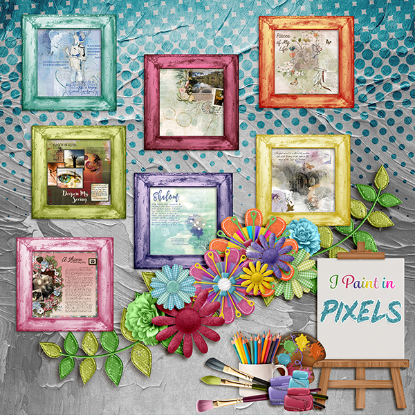 I Paint in Pixels