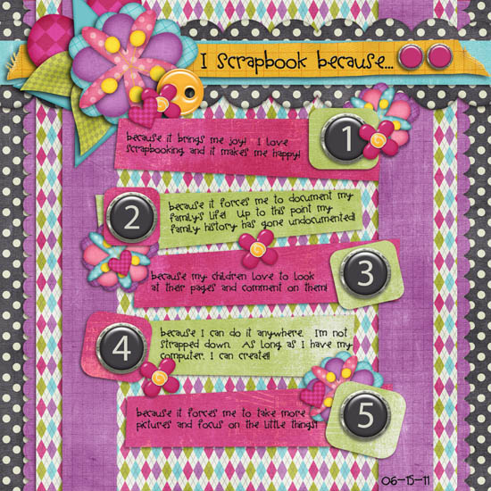 I Scrapbook Because
