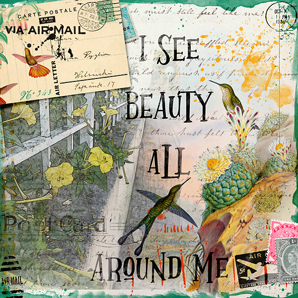 I see beauty...