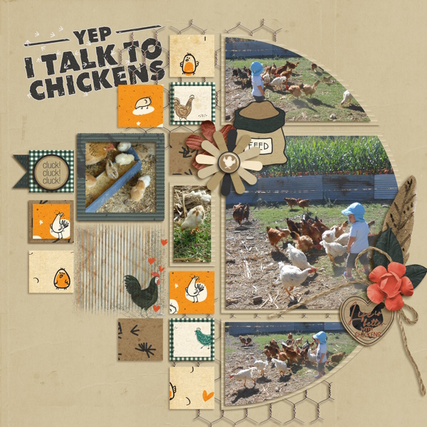 I talk to chickens