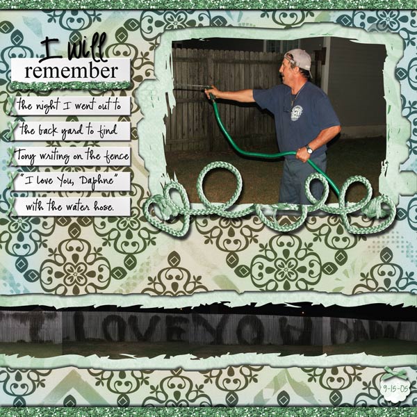 i will remember...