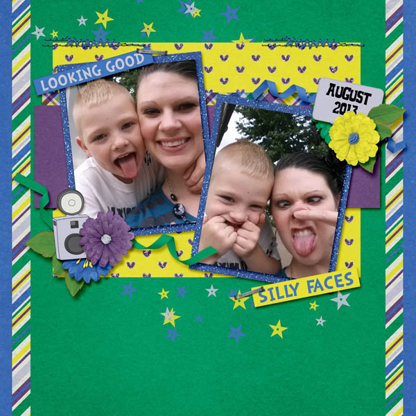 Ian And Mom Goofing 2013