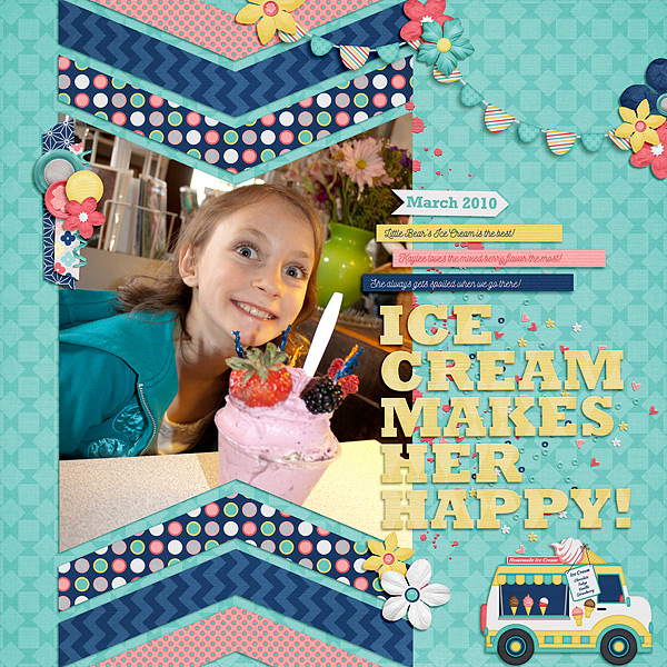 Ice Cream Makes Her Happy