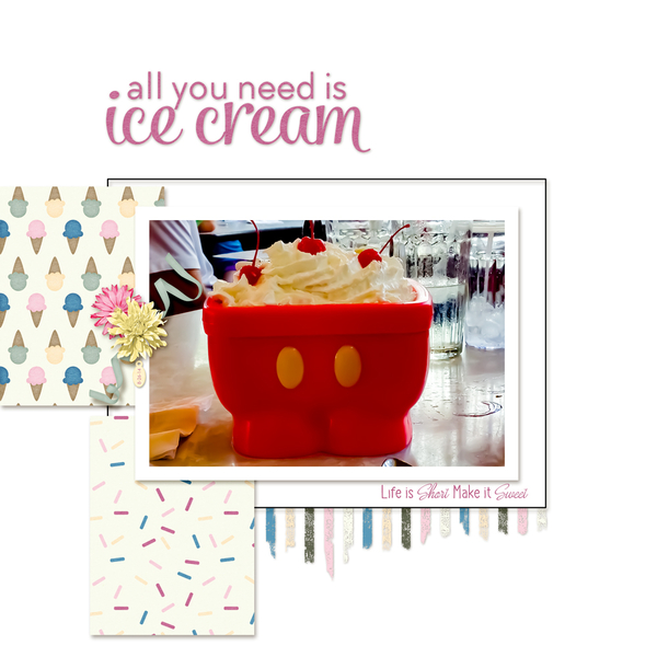 . . . ice cream