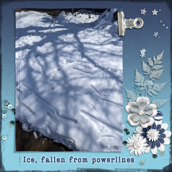 Ice from Power Lines - March 2022