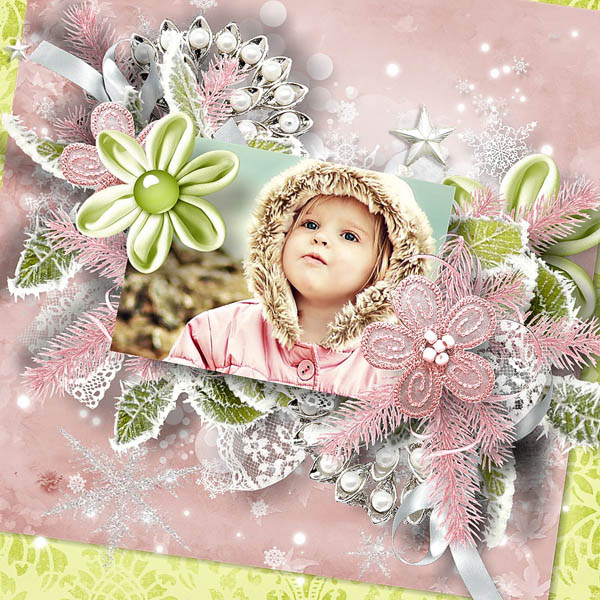 Iced roses