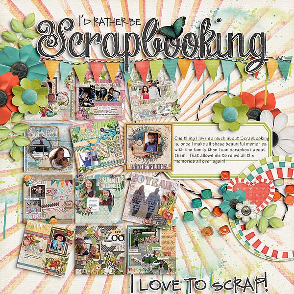 I'd Rather Be Scrapbooking