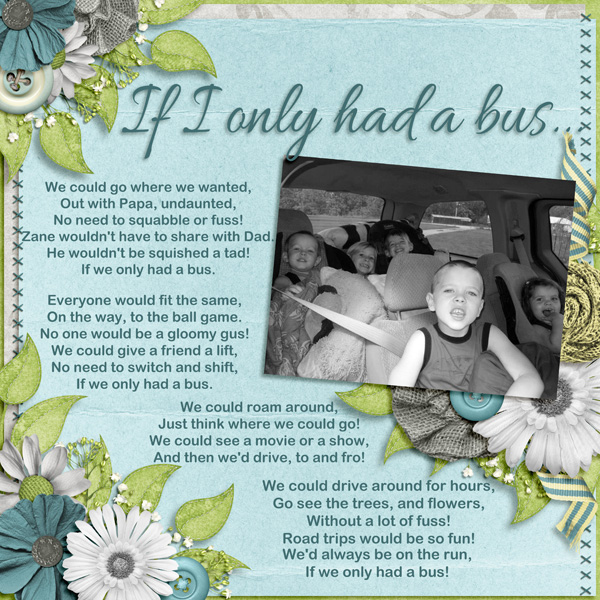 If I only had a bus...