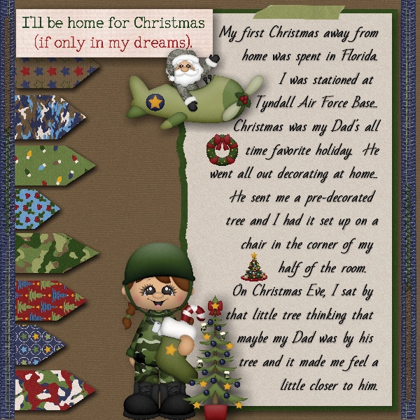 I'll be home for Christmas.....