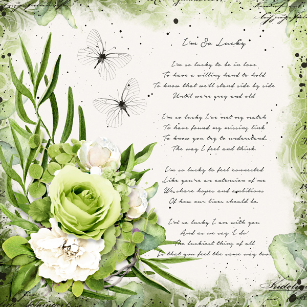 I'm So Lucky Wedding Poem
