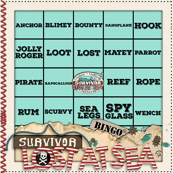 Immunity Bingo Card