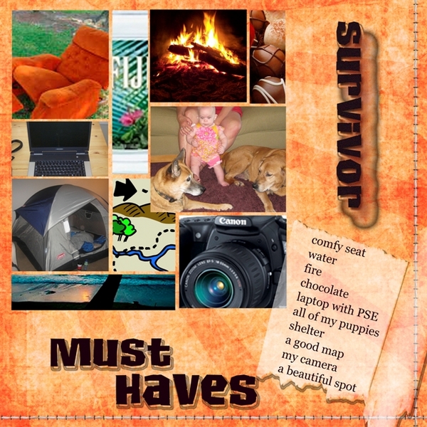 Immunity challenge week 2 - survival necessities