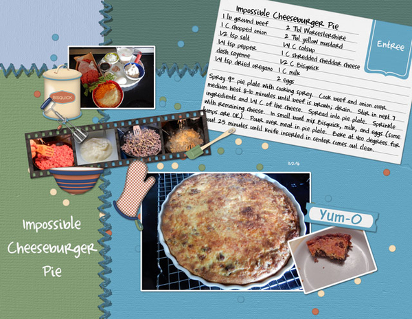 Impossible Cheeseburger Pie
