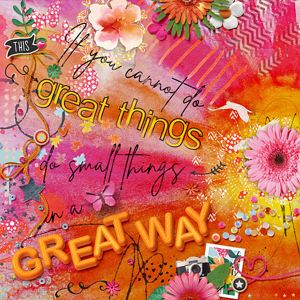 In a great way