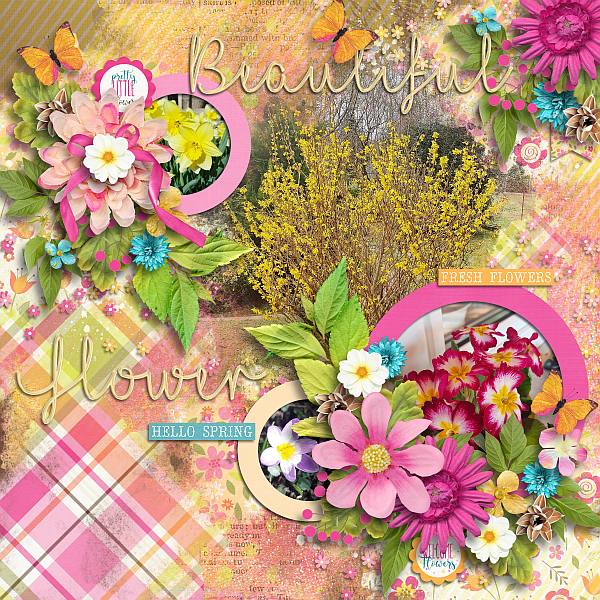 In flowers