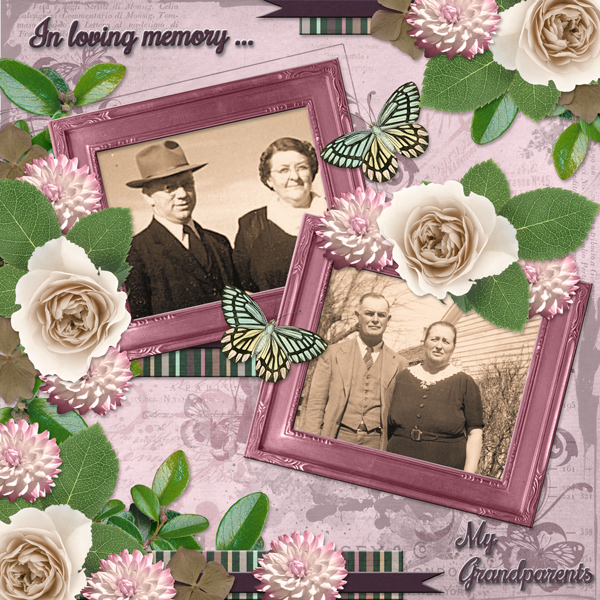 In loving memory ... my grandparents