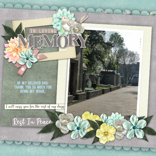 In loving memory of my dad