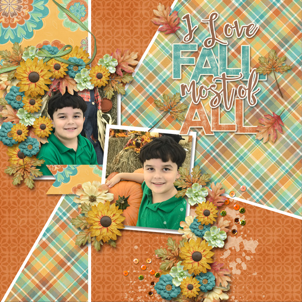 In Pieces Templates with Fall Fun Collection both by Connie Prince