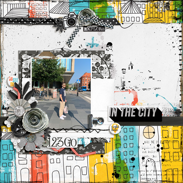 In the city