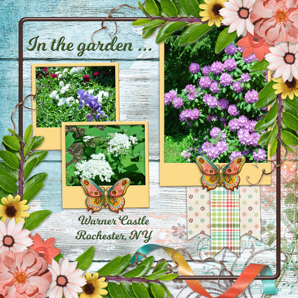 In the garden ...