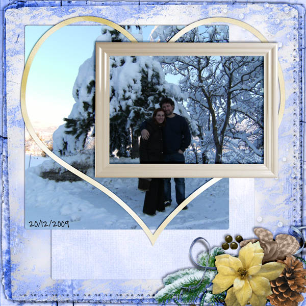 In the snow