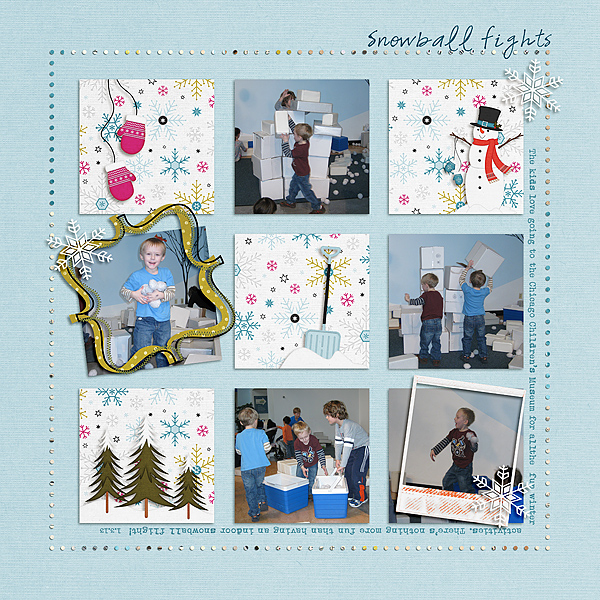 Indoor Snowball Fight