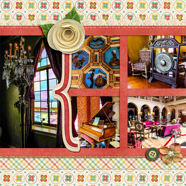 Inside Ca' d' Zan at Ringling - left side