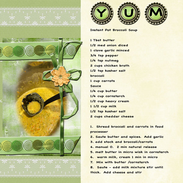 Instant Pot Broccoli Cheese Soup