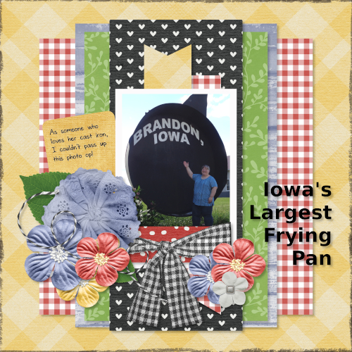 Iowa's Largest Frying Pan