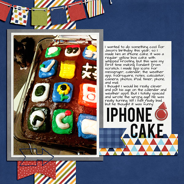 iPhone cake