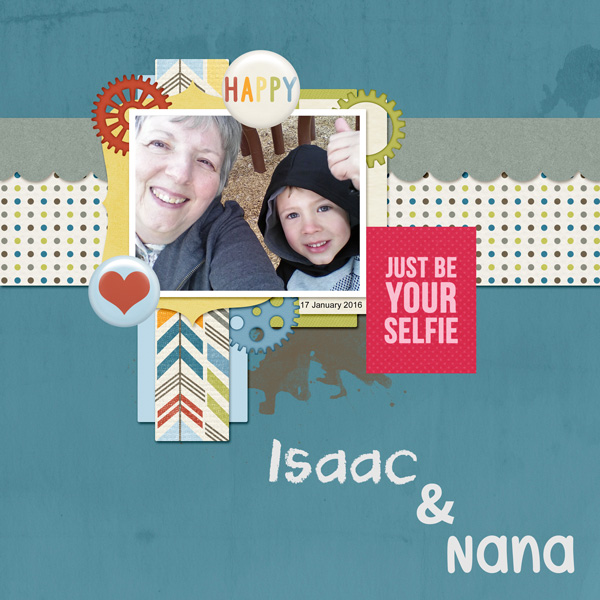 Isaac and Nana Selfie