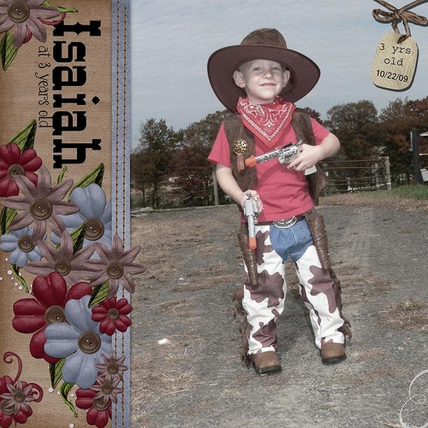 Isaiah at 3 years old