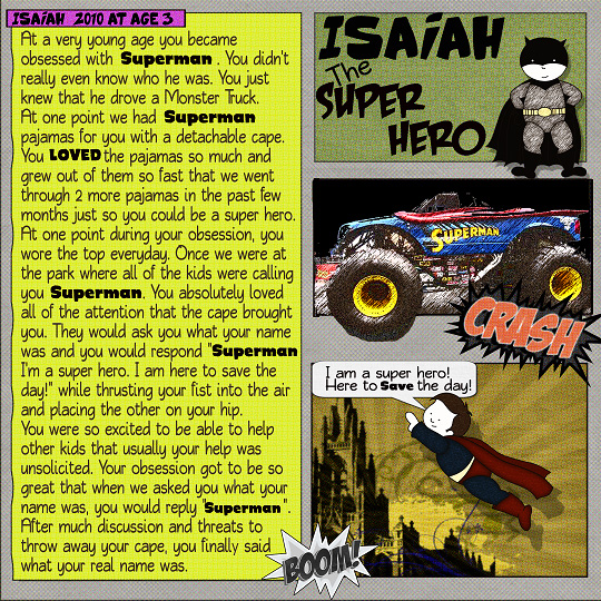 Isaiah The Super Hero