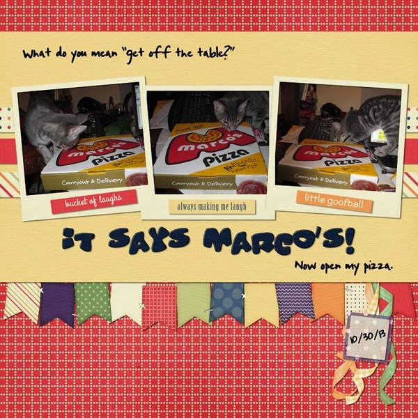 It Says Marco's