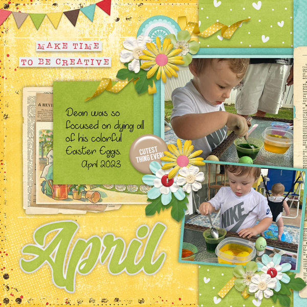 It Takes Two Templates 24 #2 with #2020 April-Connie Prince