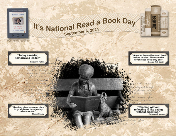 It's National Read a Book Day