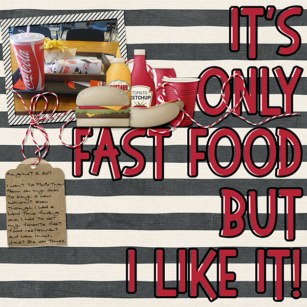 It's only fast food but I like it