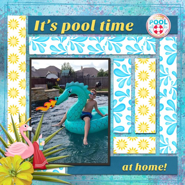 It's pool time at home