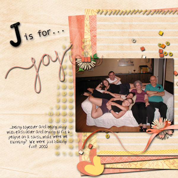 J is for Joy