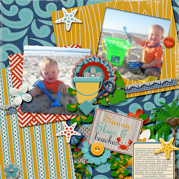 Jackson At the Beach Pg 1